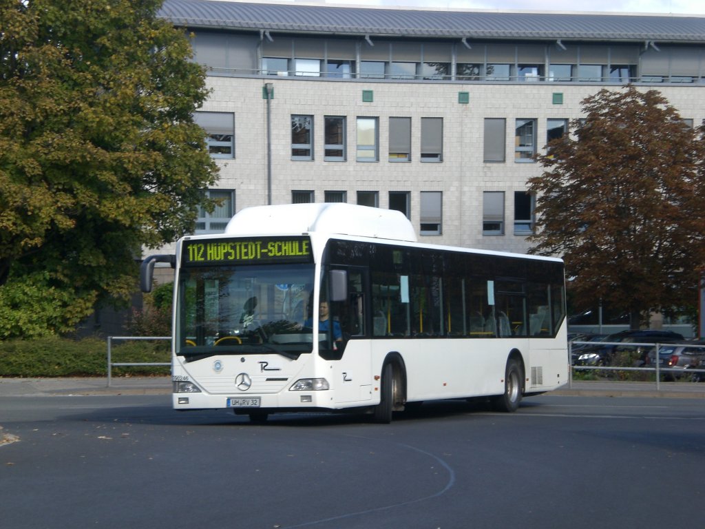 Mercedes-Benz O 530 CNG auf der Linie 112 nach Hpstedt Schule am ZOB Mhlhausen.(8.10.2012) 