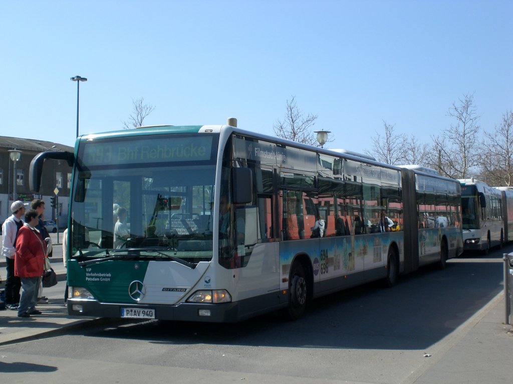 Mercedes-Benz O 530 I (Citaro) auf der Linie 693 nach Bahnhof Rehbrcke am Hauptbahnhof.
