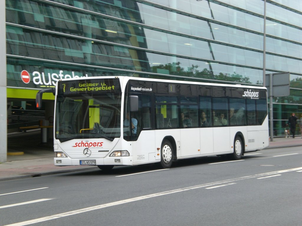Mercedes-Benz O 530 I (Citaro) auf der Linie 7 nach Mnster Gelmer am Hauptbahnhof Mnster.(16.7.2012) 
