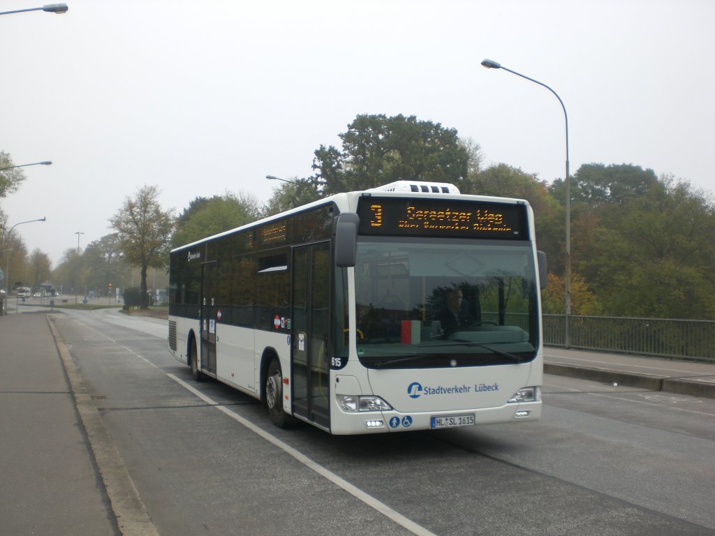 Mercedes-Benz O 530 II (Citaro Facelift) auf der Linie 3 nach Seeretzer Weg nahe der Haltestelle Groe Bergstrae.