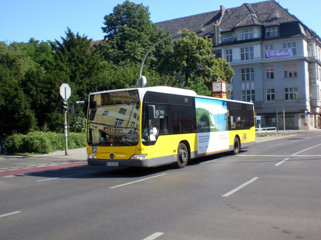 Mercedes-Benz O 530 II (Citaro Facelift) auf der Linie 184 nach S-Bahnhof Sdkreuz am U-Bahnhof Alt-Tempelhof.