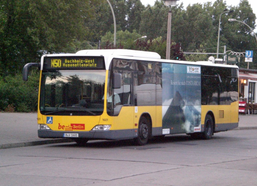 Mercedes-Benz O 530 II (Citaro Facelift) auf der Linie N50 nach Buchholz-West Hugenottenplatz am U-Bahnhof Tierpark.