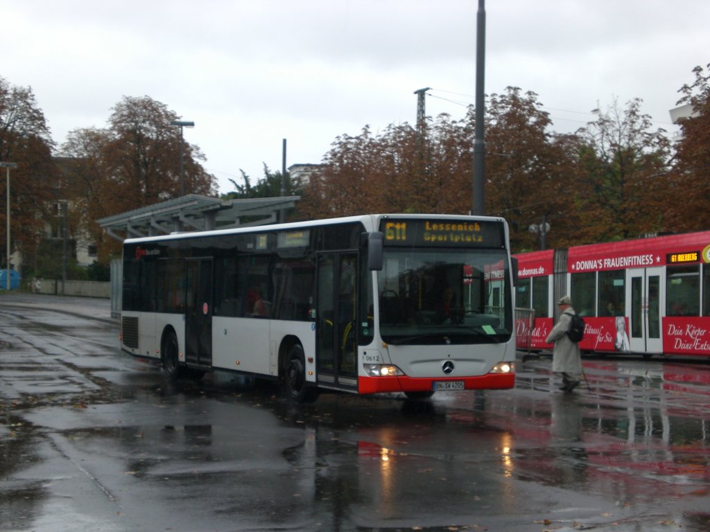 Mercedes-Benz O 530 II (Citaro Facelift) auf der Linie 611 nach Bonn Lessenich Sportplatz am Hauptbahnhof Bonn.(4.10.2012) 