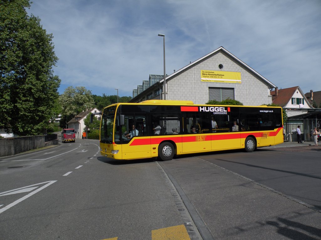 Mercedes Citaro der BLT mit der Betriebsnummer 71 in Bottmingen. Die Aufnahme stammt vom 09.05.2011.