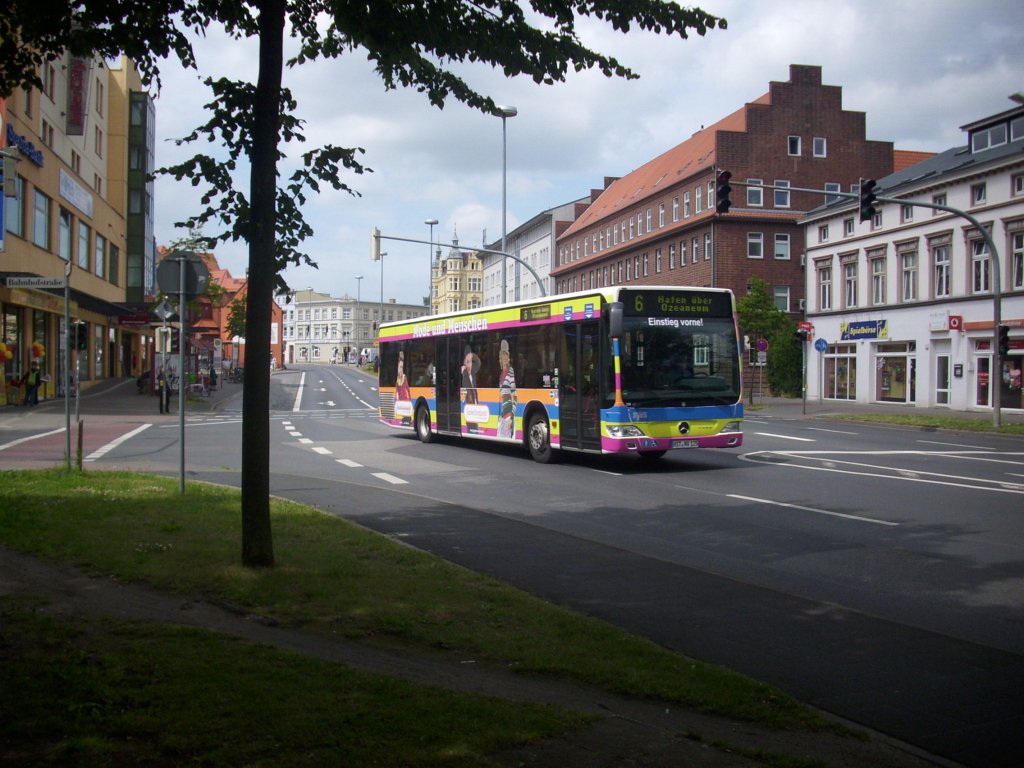 Mercedes Citaro II der Stadtwerke Stralsund (SWS) in Stralsund am 28.06.2012
