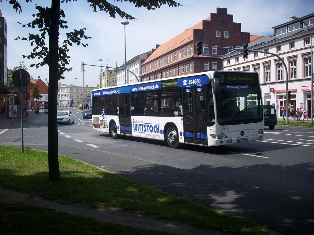 Mercedes Citaro II der Stadtwerke Stralsund in Stralsund am 05.07.2012

