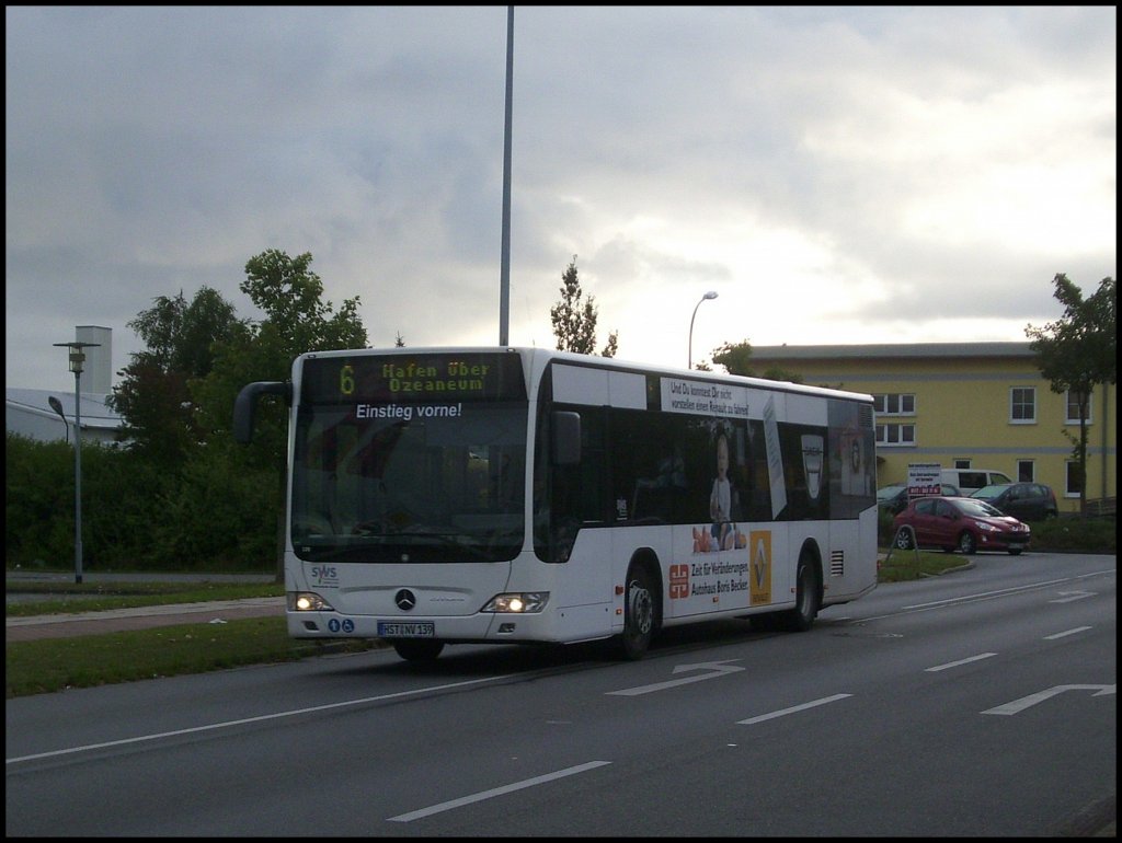 Mercedes Citaro II der Stadtwerke Stralsund in Stralsund am 08.09.2012