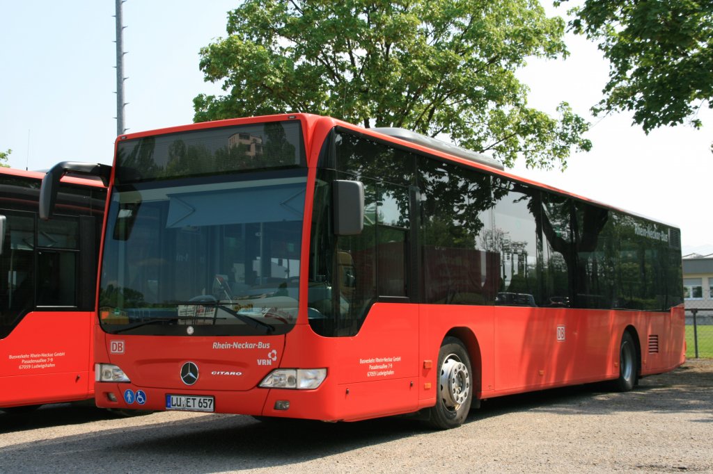 Mercedes Citaro  Rhein-Neckar-Bus  LU-ET 657, Sinsheim 01.05.2011