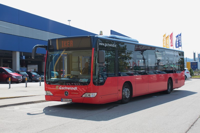 Mercedes Citaro der Verkehrsbetriebe Gschwindl als IKEA Shuttlebus