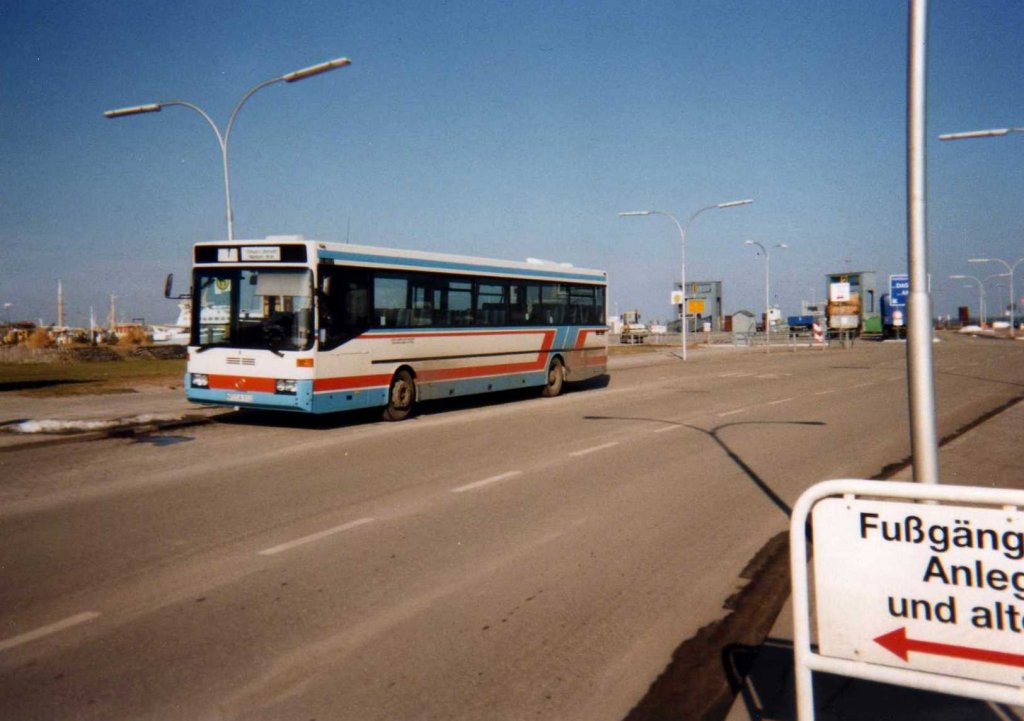 Mercedes O407, aufgenommen im Januar 1996 auf Fhr.