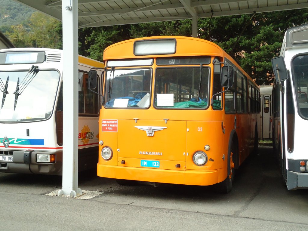 Muse Bus; aus Italien: RT Imperia Nr. 1133/IM 133 Fiat/Meranini Trolleybus am 16. Oktober 2010 in Breil-sur-Roya