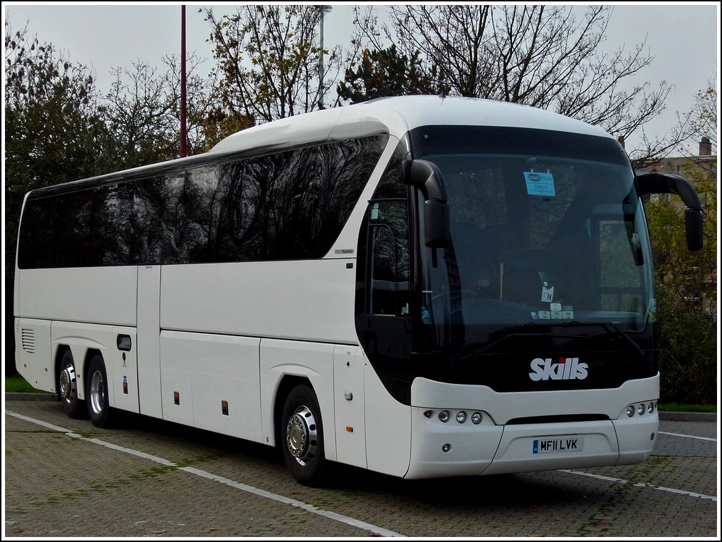 Neoplan Tourliner aufgenommen am 12.11.2011 in Oostende. 