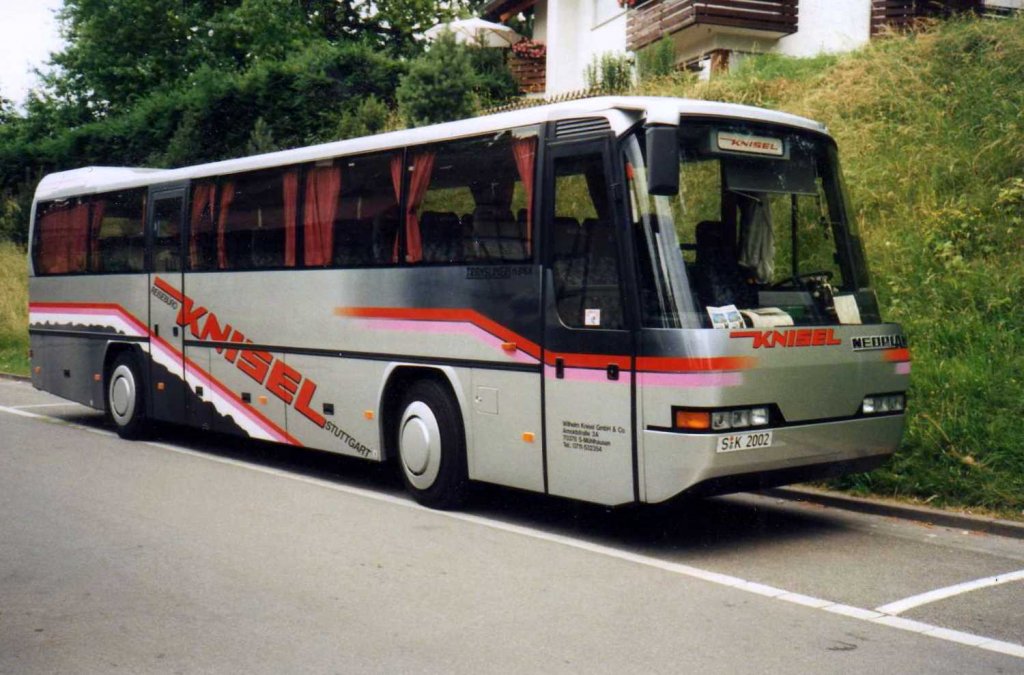 Neoplan Transliner N316 K, aufgenommen im Juli 1994 in Konstanz.
