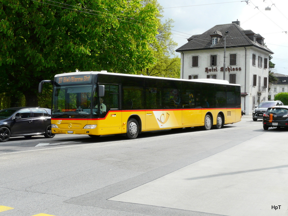Postauto - Mercedes Citaro BE  639516 unterwegs in Nidau am 02.05.2013
