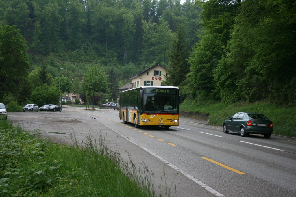 PU Steiner, Grindel, SO 75'656 (MB Citaro, 2003) am 20.5.2010 auf der Laufentalstrasse bei der Abzweigung Dittingen. 