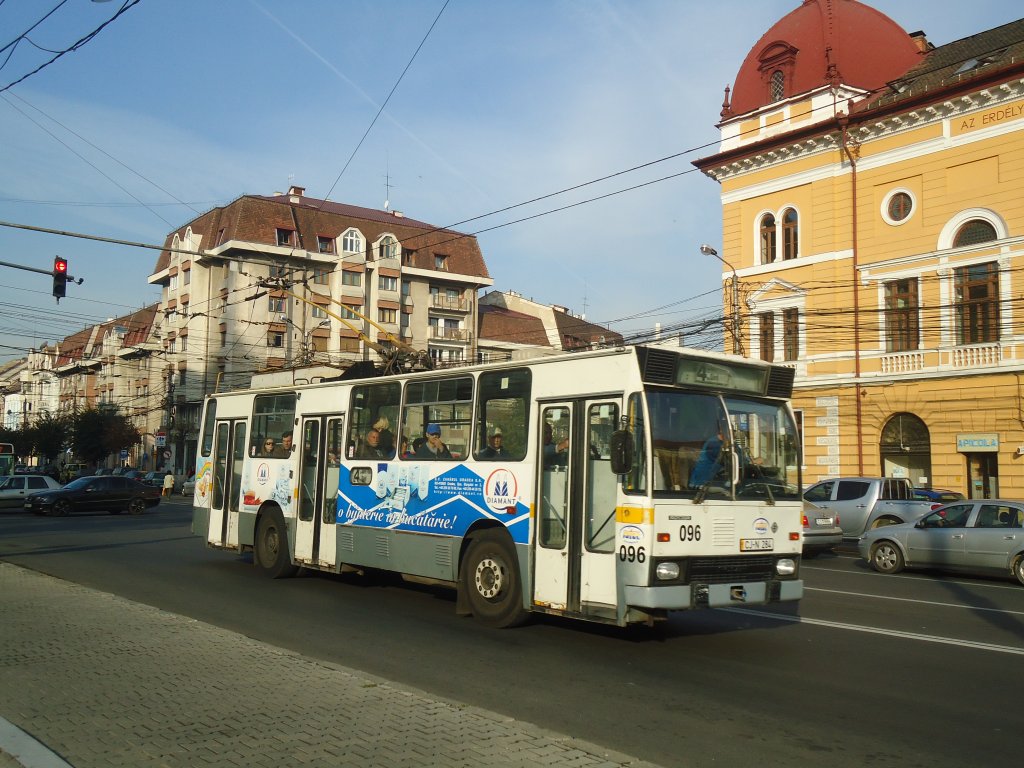 Ratuc, Cluj-Napoca - Nr. 96/CJ-N 284 - Rocar Trolleybus am 6. Oktober 2011 in Cluj-Napoca