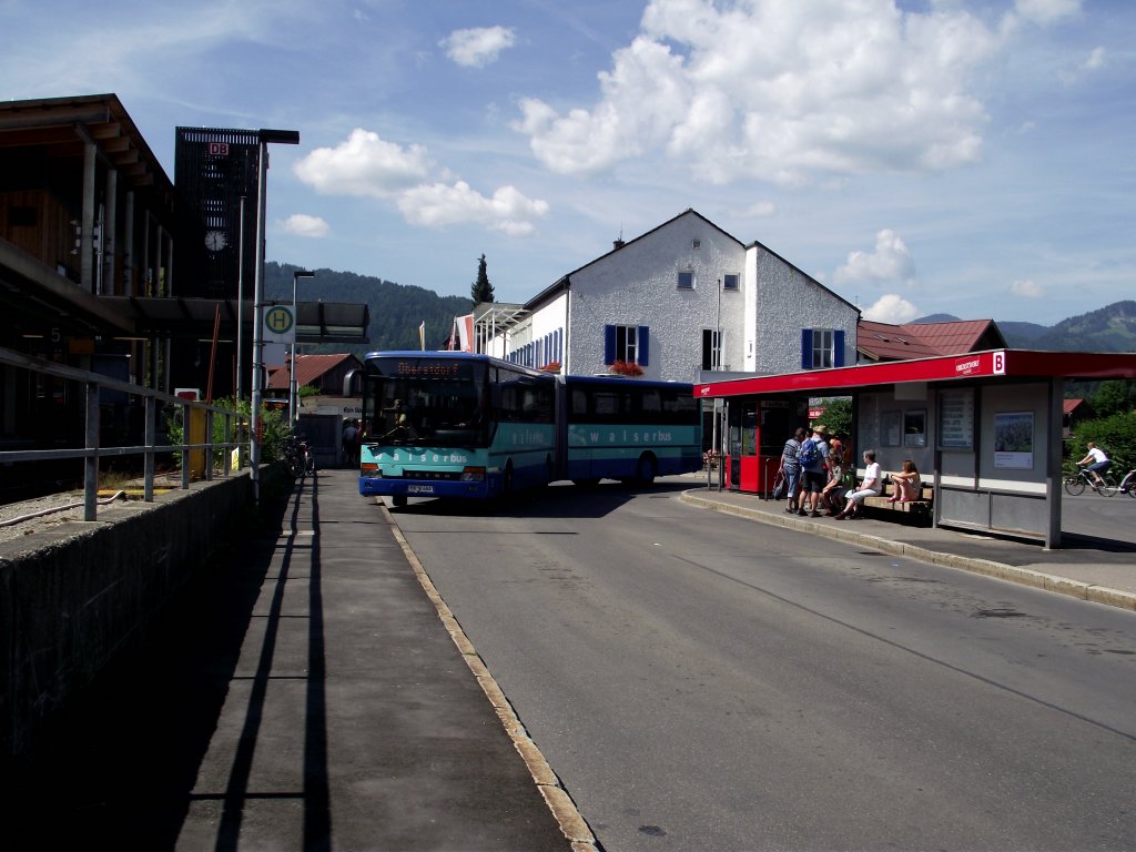 RVA/Walserbus Setra Gelenk Bus am 26.07.13 in Oberstdorf  