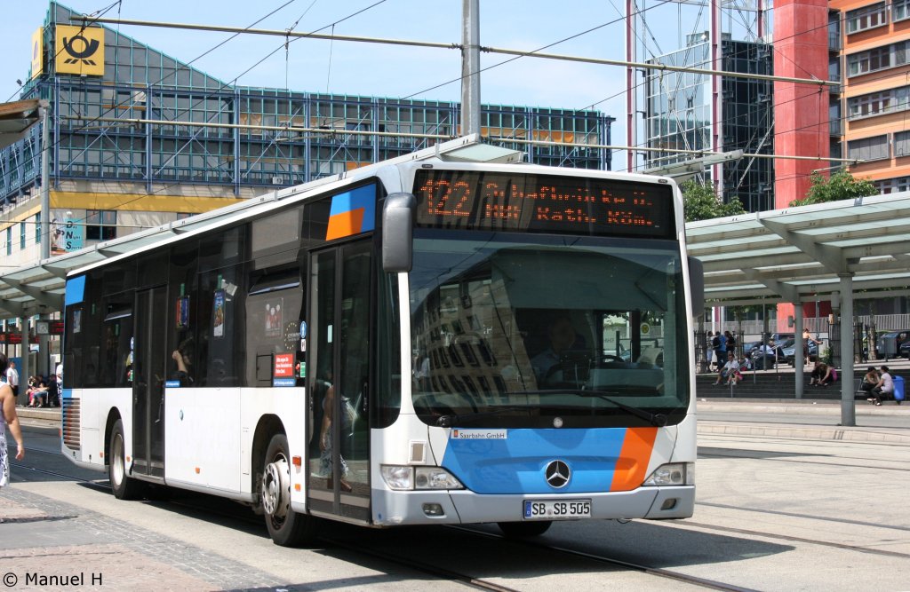 Saar Bus (SB SL 505).
Saarbrcken HBF, 2.7.2010.