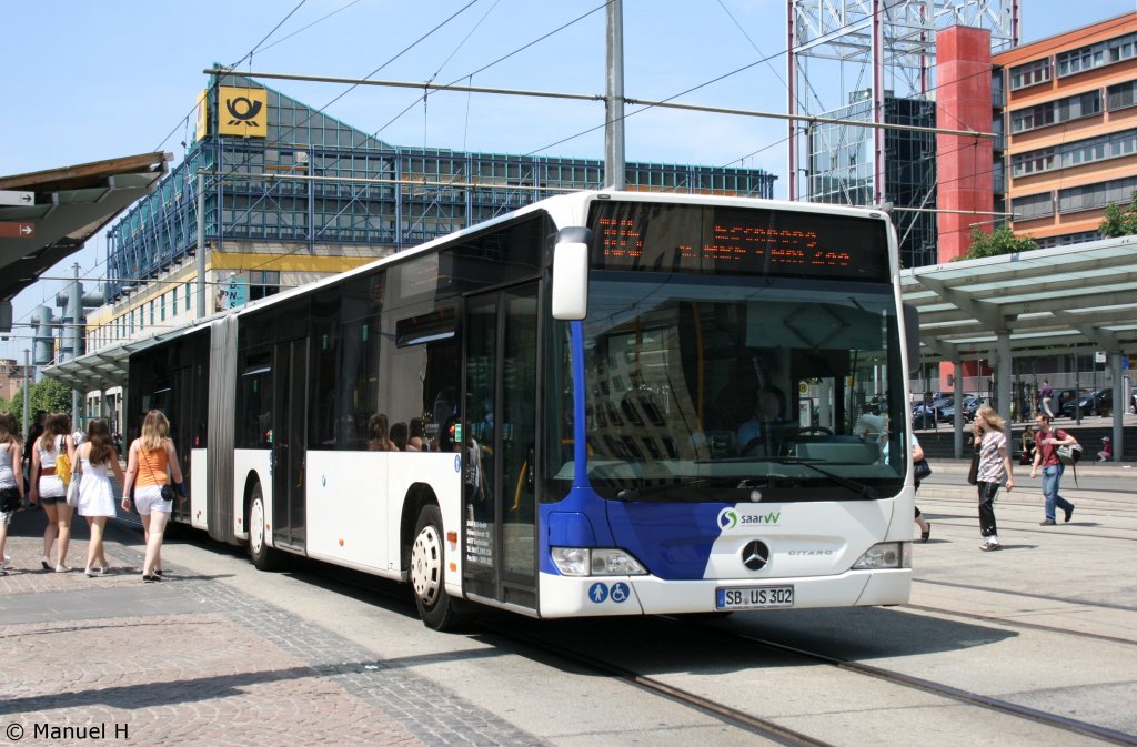 Saar Bus (SB US 302).
Saarbrcken HBF, 2.7.2010.