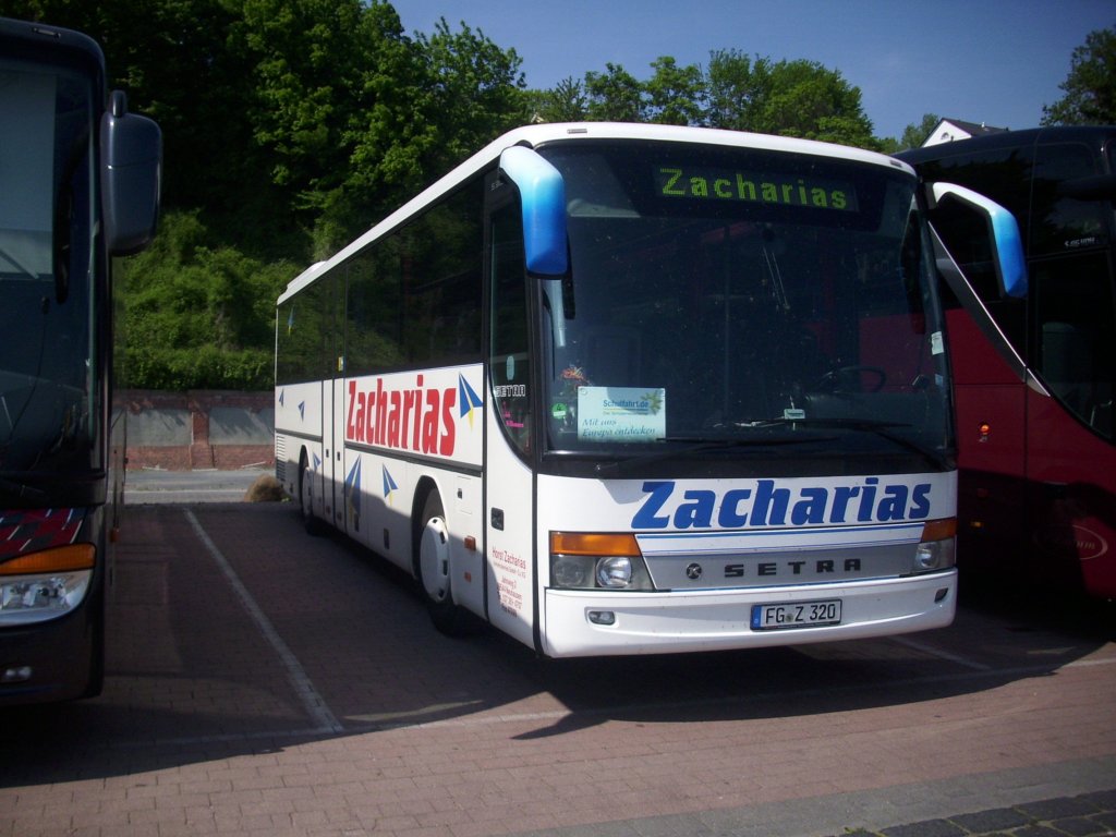 Setra 315 GT-HD von Zacharias aus Deutschland im Stadthafen Sassnitz am 22.05.2012