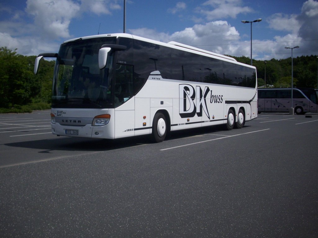 Setra 416 GT-HD von BK-buss aus Schweden in Bergen am 05.06.2012