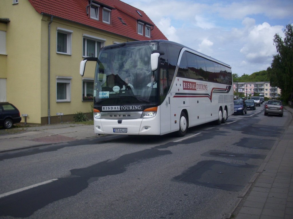 Setra 416 HDH von Risdal Touring aus Norwegen in Bergen am 04.06.2012