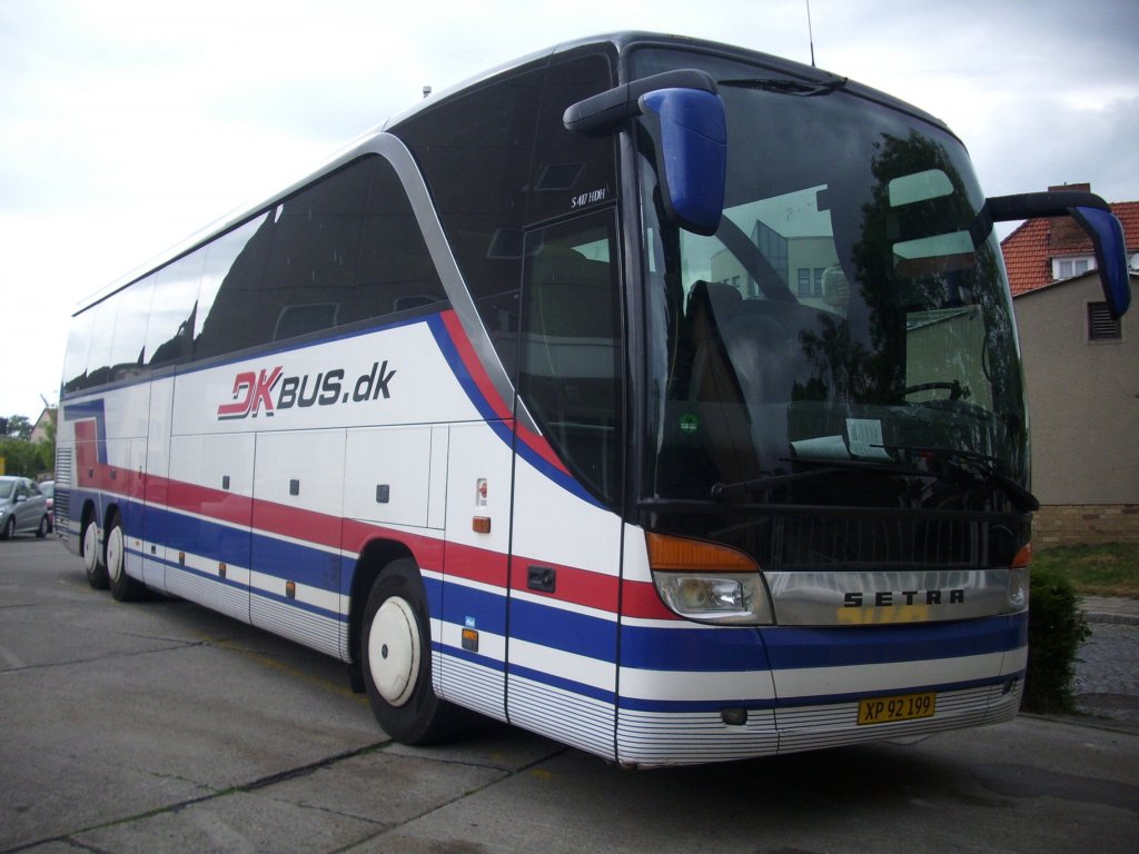 Setra 417 HDH von DK-Bus aus Dnemark in Sassnitz am 10.06.2012