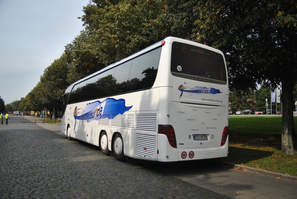 Setra Reisebus am 12.09.2010 in Hannover/Herrenhuser Grten.