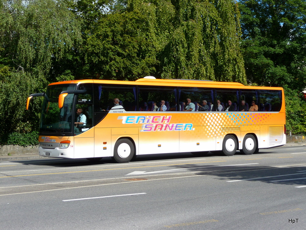 Setra S 416 GT-HD Reisecar unterwegs in Biel am 10.09.2010