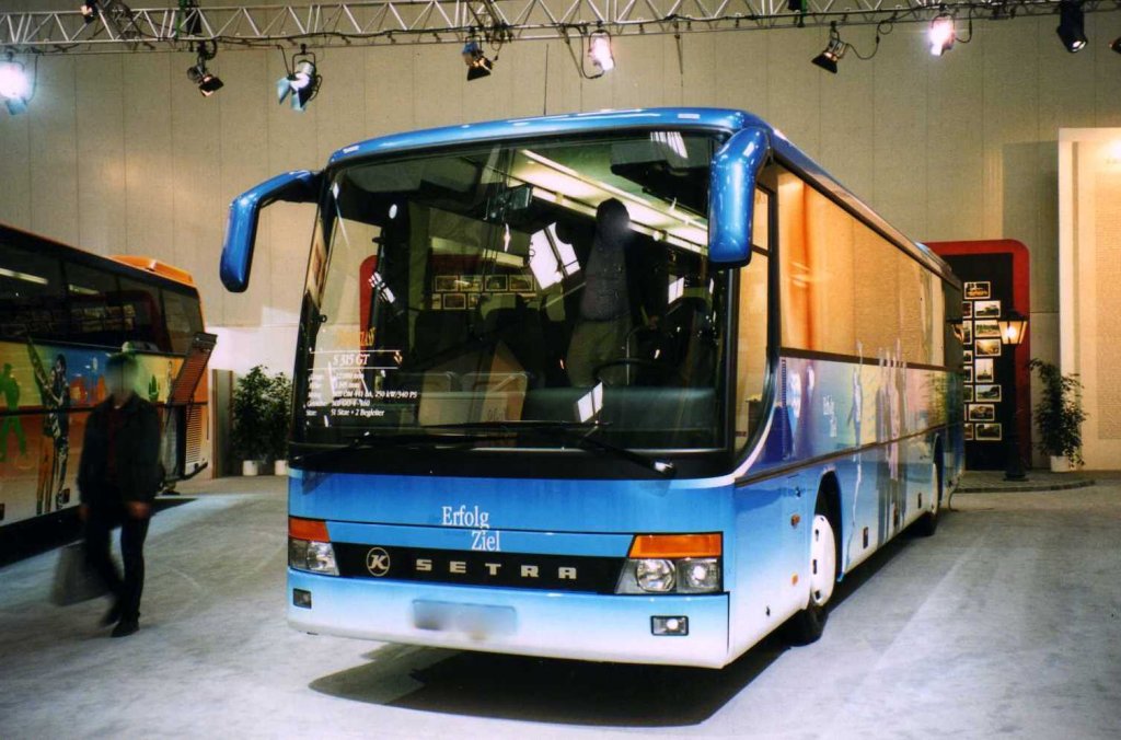 Setra S315 GT, aufgenommen auf der IAA 1998 in Hannover.
