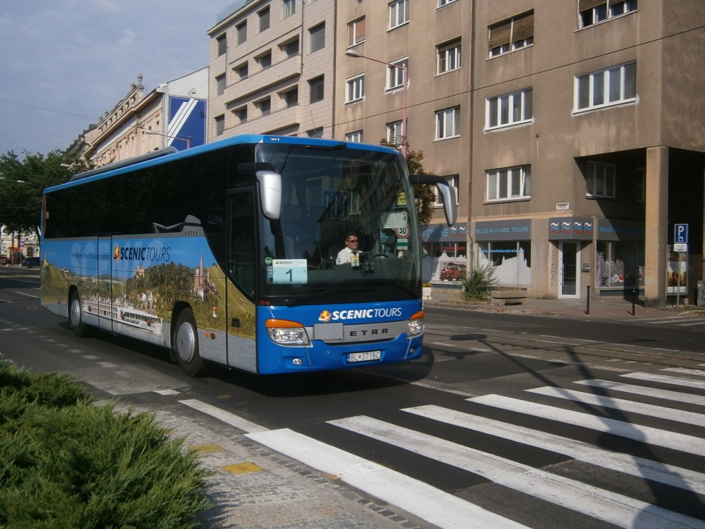 Setra S415 GT-HD,Blaguss Slowakei(Scenic Tours motiv),25.8.2012,Bratislava
