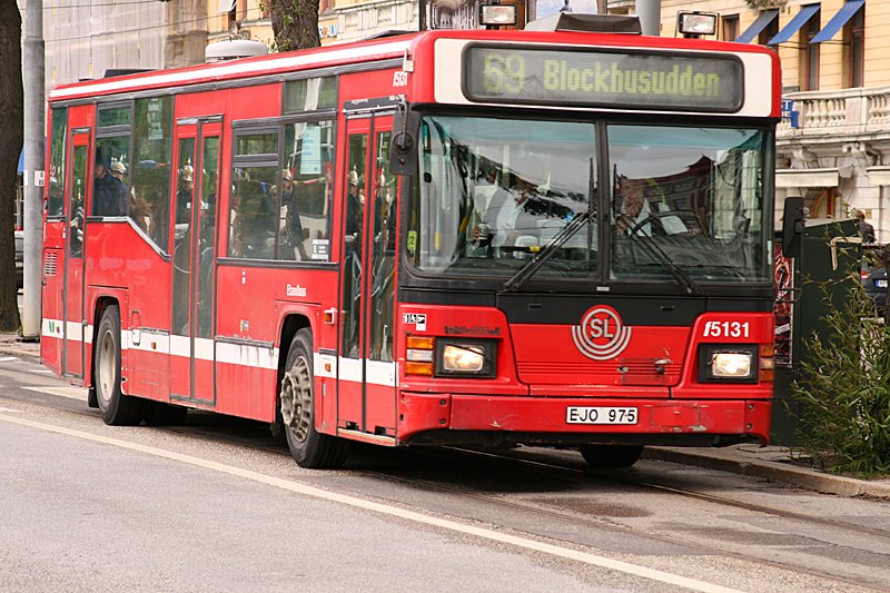 SL Linienbus am 28.05.2009 in Stockholm.