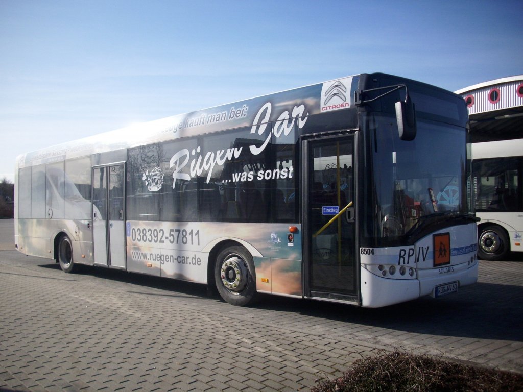 Solaris Urbino 12 der RPNV in Bergen am 20.02.2012
