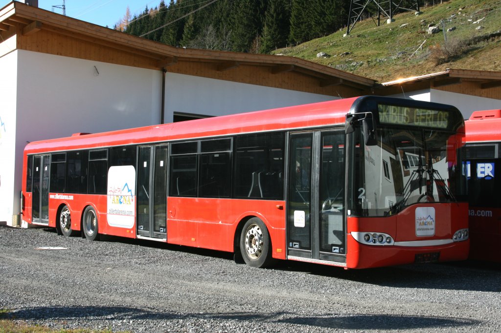 Solaris Urbino 15  Skibus Gerlos , 07.11.2011 Gerlos im Zillertal/sterreich 