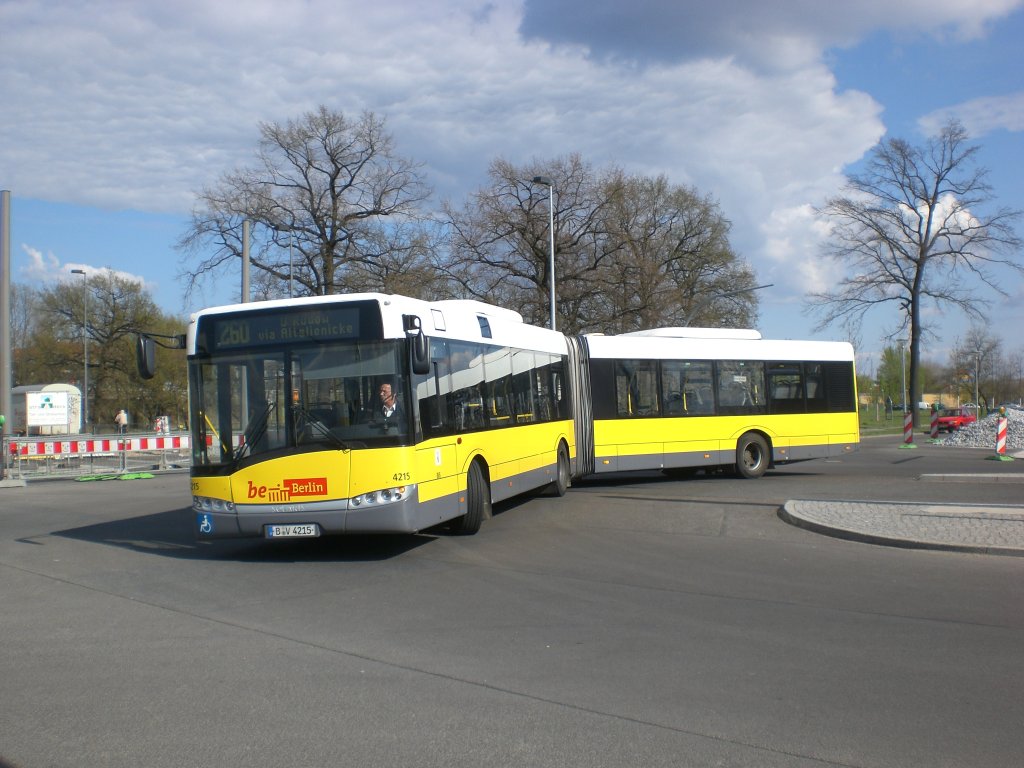 Solaris Urbino auf der Linie 260 nach U-Bahnhof Rudow am S-Bahnhof Adlershof. 