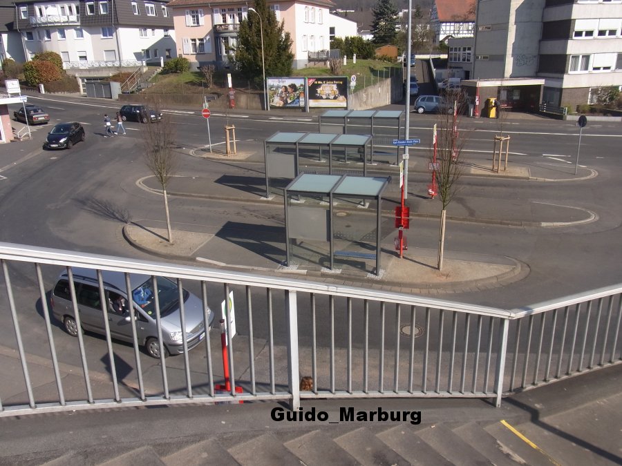 Stadt Marburg, Busbahnhof am Sdbahnhof
