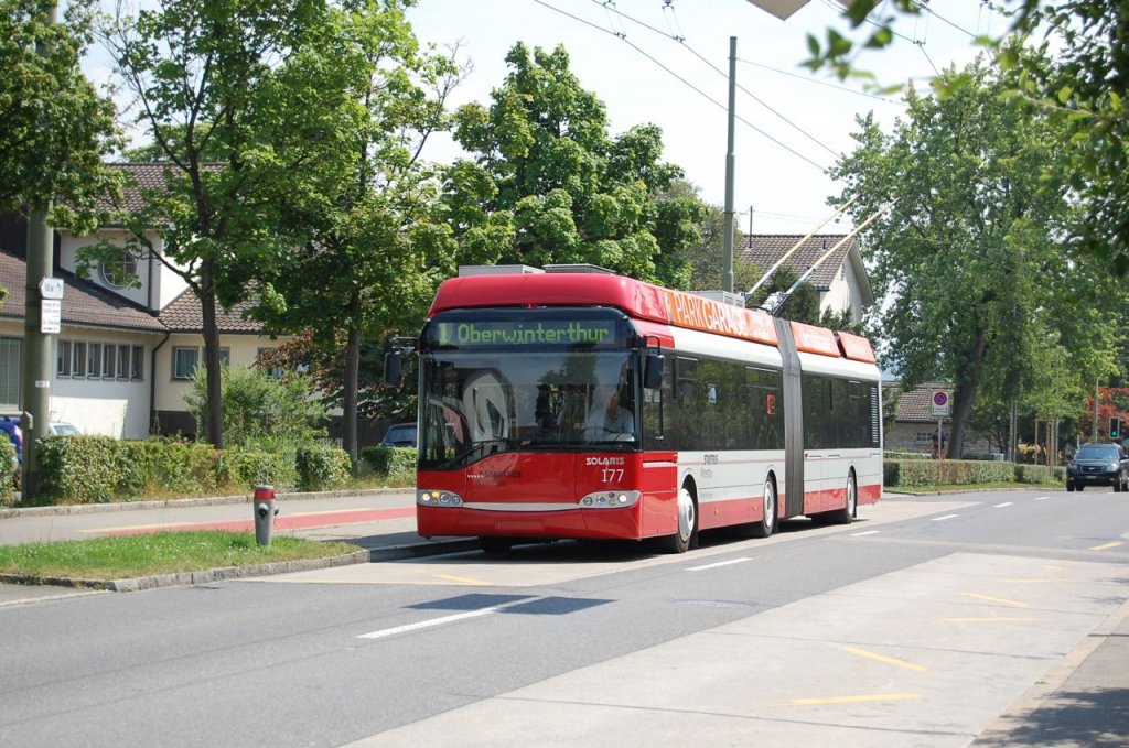 Stadtbus 177 in Oberwinterthur, 2010-07-02