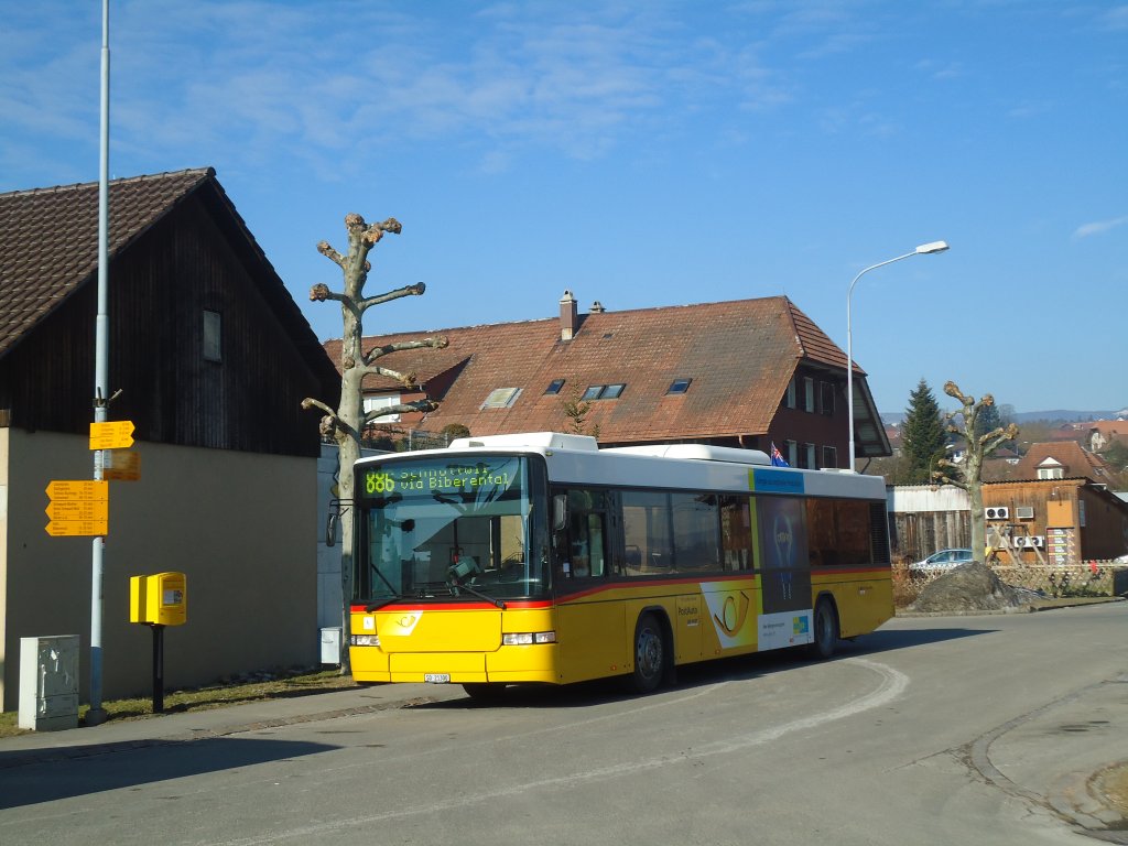 Steiner, Messen - SO 21'300 - Volvo/Hess am 24. Januar 2011 beim Bahnhof Lohn-Lterkofen