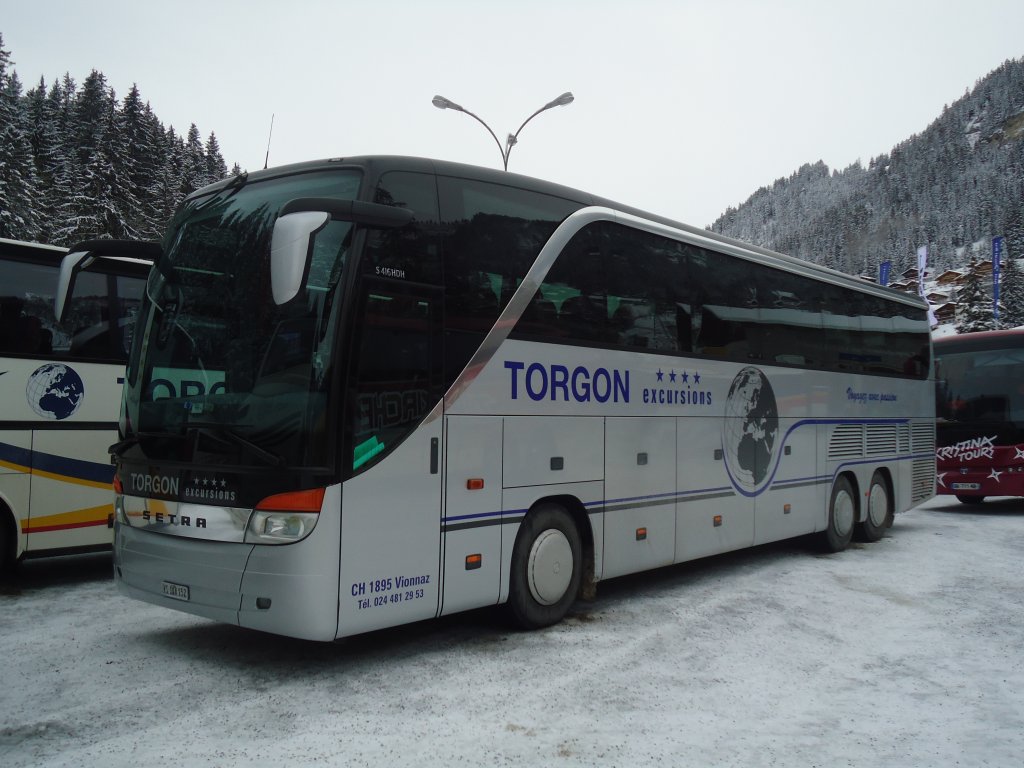 Torgon, Vionnaz - VS 118'152 - Setra am 7. Januar 2012 in Adelboden, ASB