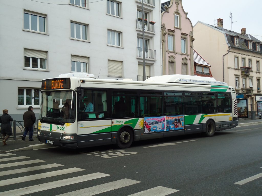 TRACE Colmar - Nr. 163/135 YS 68 - Irisbus am 8. Dezember 2012 in Colmar, Thtre