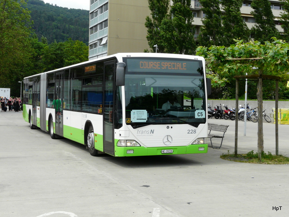 transN - Mercedes Citaro Nr.228  NE  29228 unterwegs in Biel fr das ETF 2013 in Biel am 20.06.2013