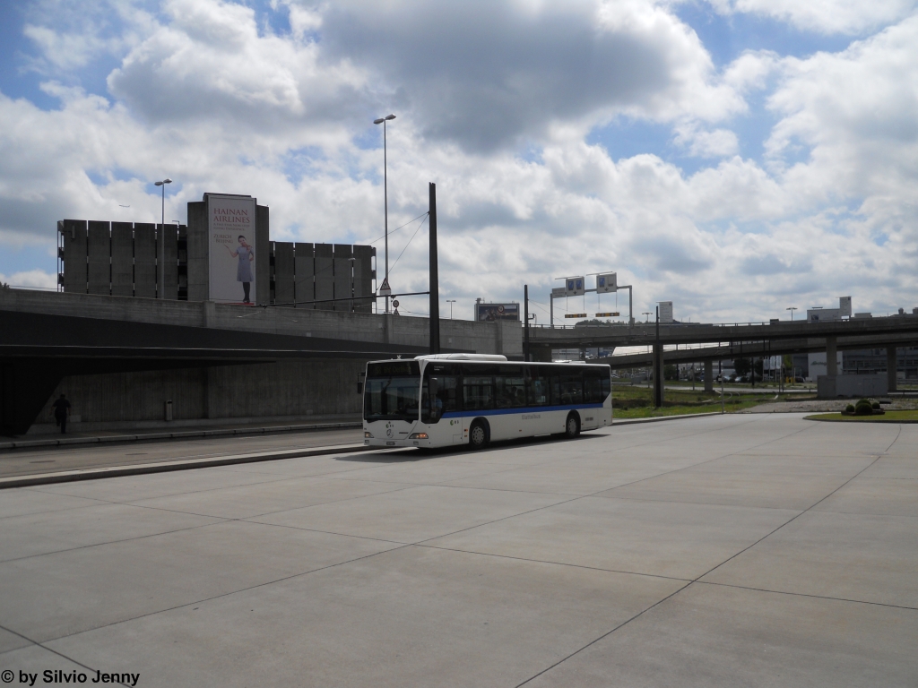 VBG/Eurobus Nr. 95 (Mercedes Citaro O530) am 16.8.2011 beim Flughafen.