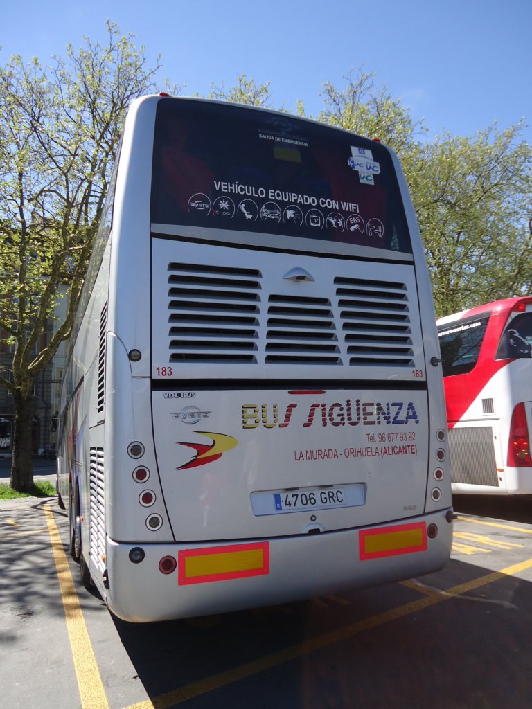VDL carros en Espagne, Bus Siguenza Alicante, Berne 18.05.2013
