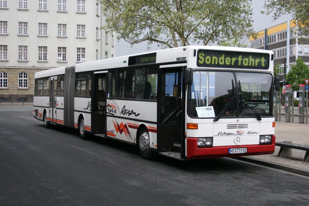 Verhuven (WES TV 52).
Am 2.5.2010 steht der Bus am HBF Oberhausen.

