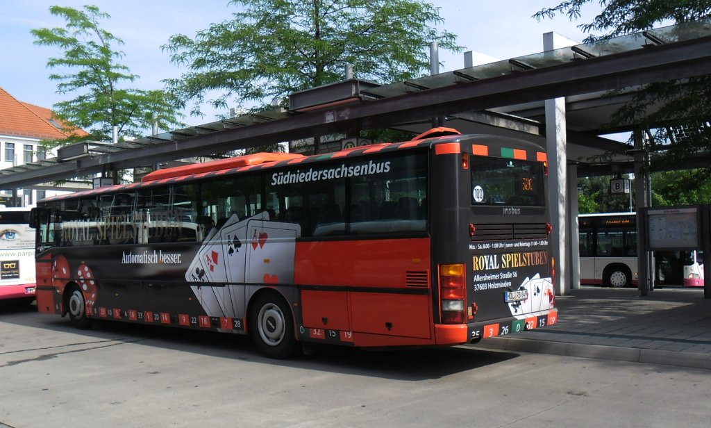 Volvo Stadtbus, am ZOB in Hameln, am 12.07.2011.