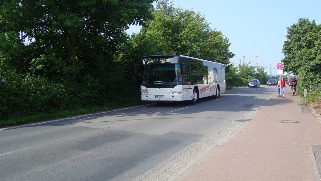 Volwo Linienbus eines Subunternehmers im Seelze im Mai. Der Bus fhrt fr die Regio Bus GmbH Hannover.
