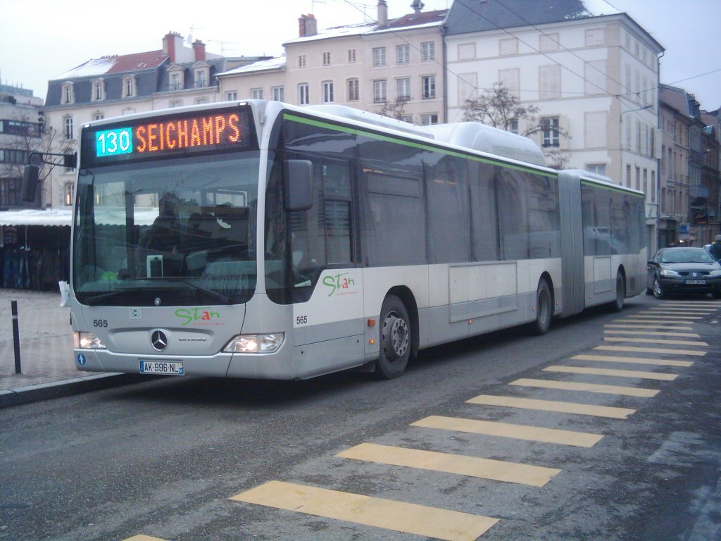 Wagen 565 in Nancy: EvoBus MB O 530 G CNG (Citaro)
