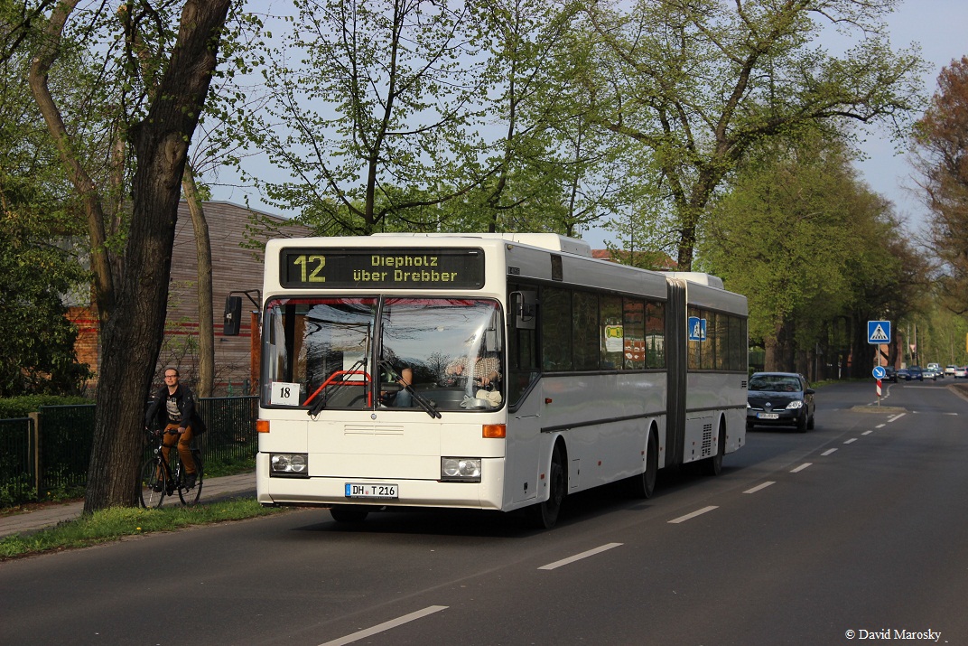 12.04.2014 ein O405G der Firma Thiermann, in Brandenburg am Grillendamm.