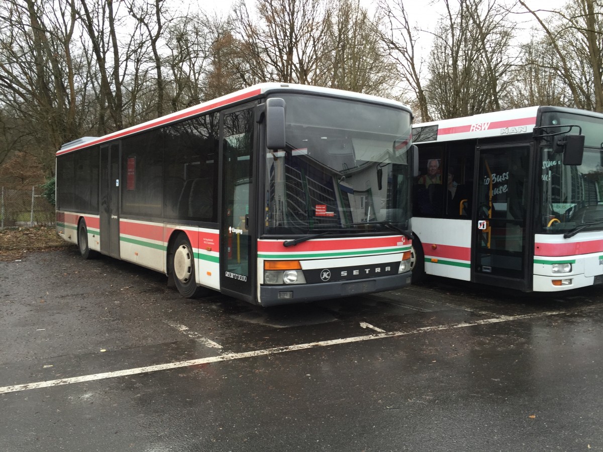 Abgemeldeter Setra S315 NF von Saar-Pfalz-Bus (KL-RV 796), Baujahr 1999. Aufgenommen am 15.01.2015.
