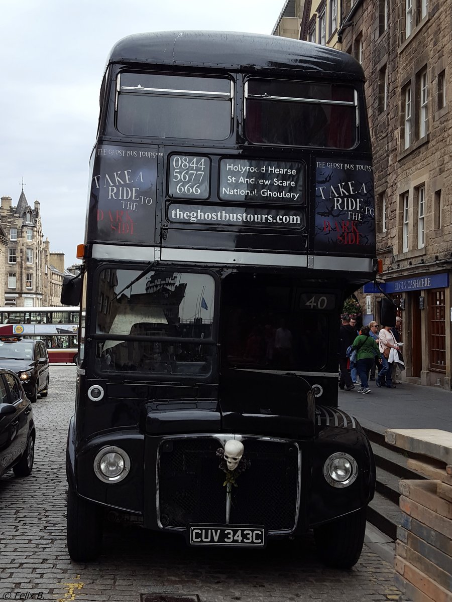 AEC Routenmaster von The ghost bus tours in Schottland 2017